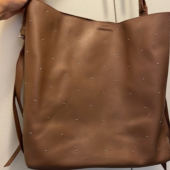 All Saints Leather light brown bag - Picture 2 of 7